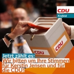 13.09.2020: HEUTE WÄHLENUND DER CDU IHRE STIMME GEBEN !