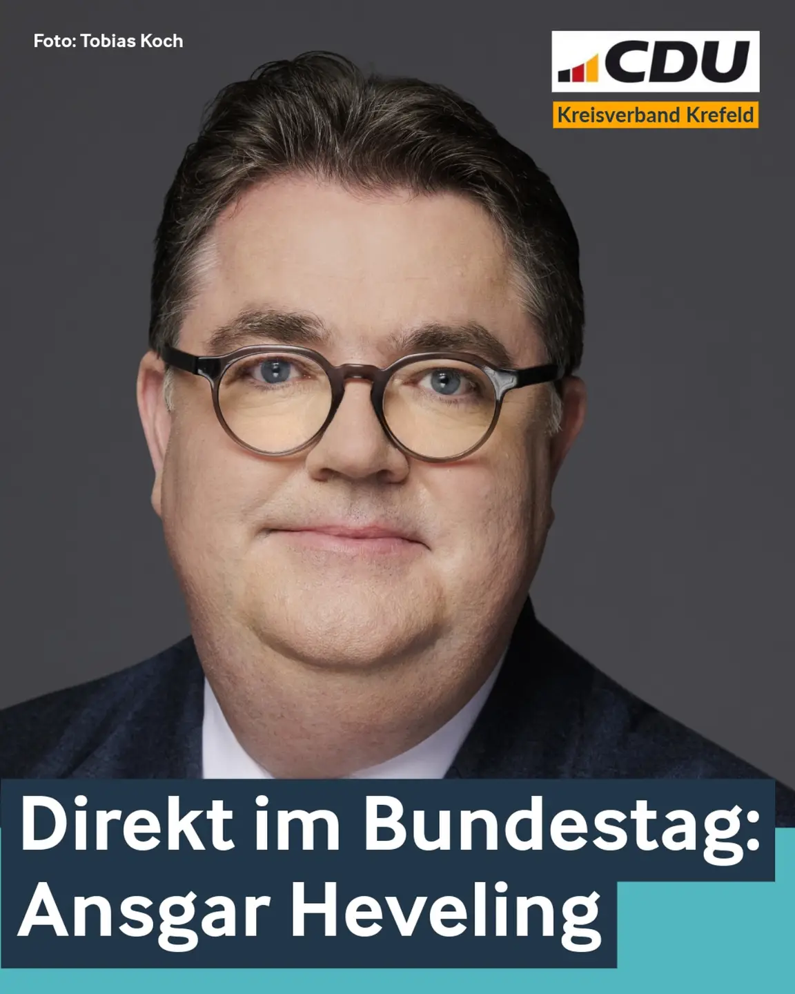 25.02.2025: Ansgar Heveling, direkt gewählt Portrait von Ansgar Heveling, Direkt im Bundestag