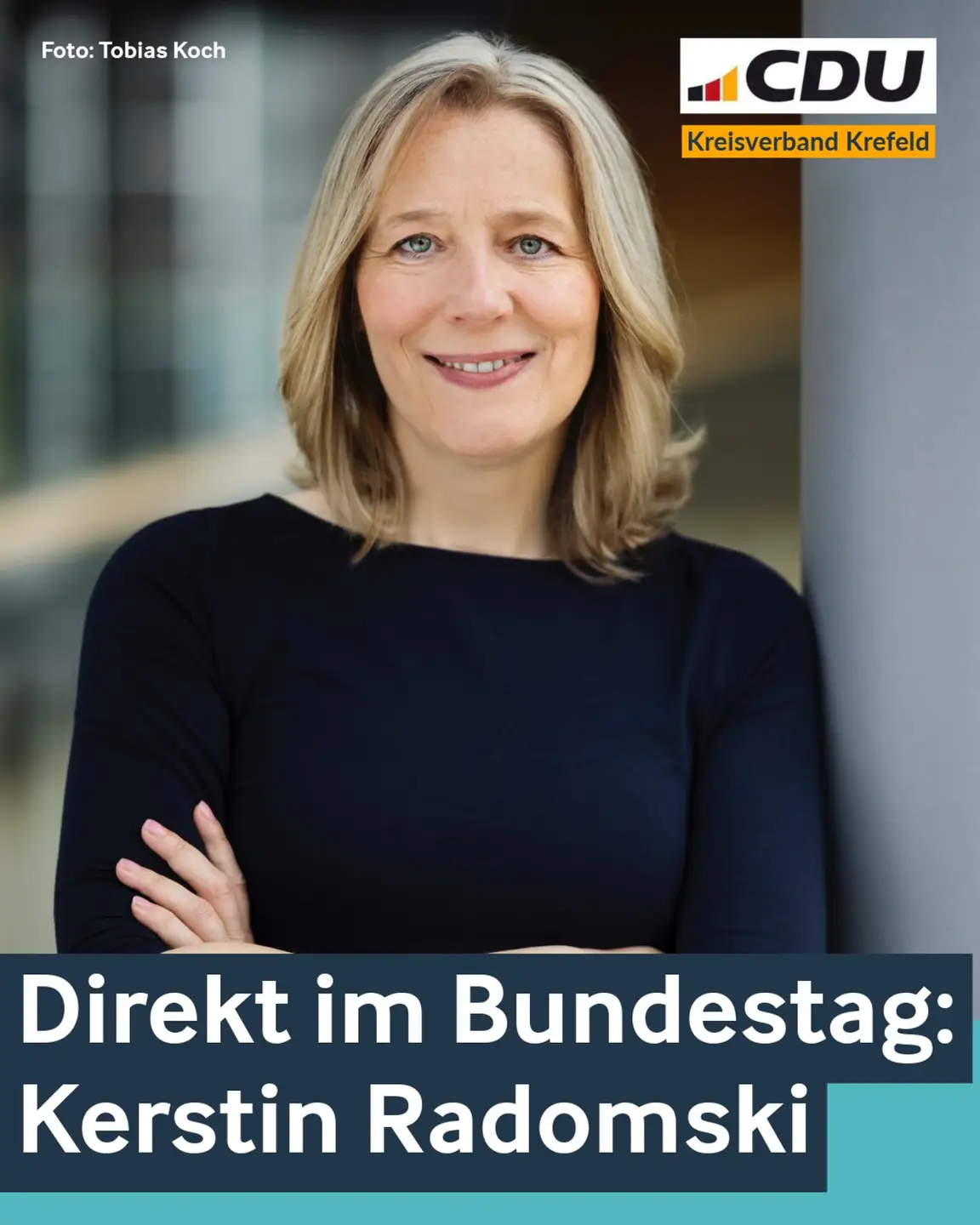 25.02.2025: Kerstin Radomski, direkt gewählt Portrait von Kerstin Radomski, Direkt im Bundestag