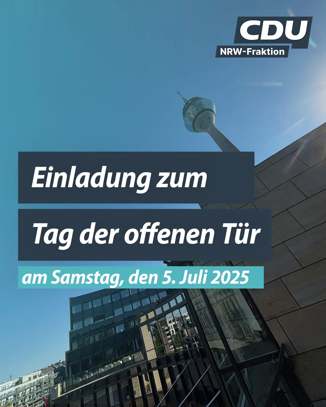 Landtag NRW besuchen!
