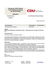 Verkehrliche Maßnahmen Düsseldorfer Straße