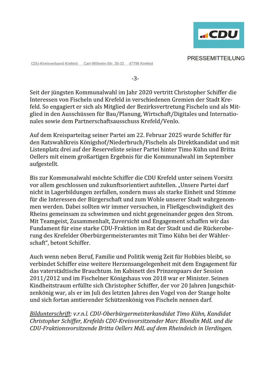 Text der Pressemitteilung (Seite 3)